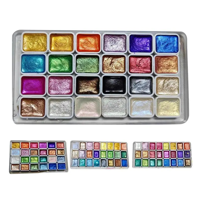 PearlShine - 24 Colors Watercolor Set